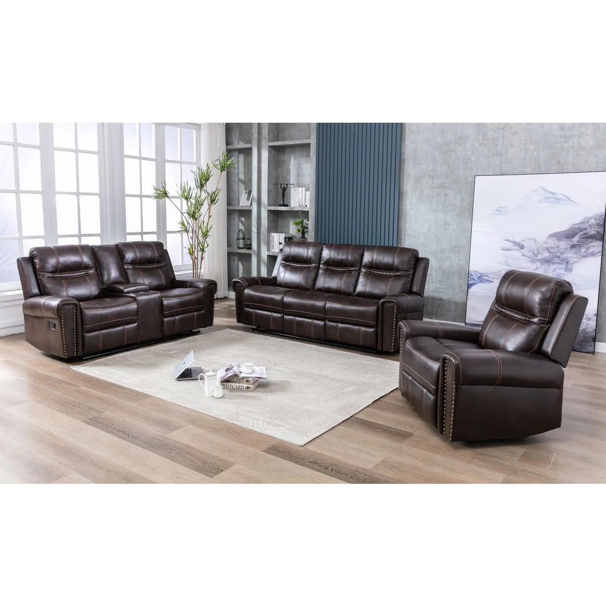 Emerson Brown Reclining Sofa