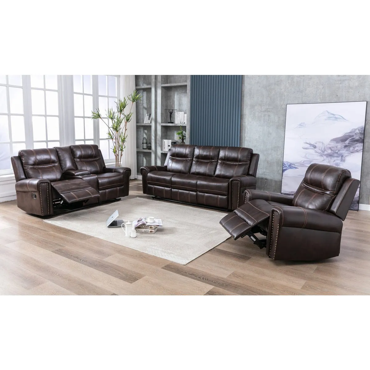 Emerson Brown Reclining Sofa