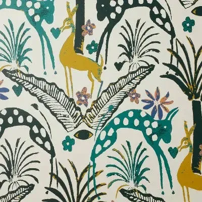 Fiesta Animals Peel and Stick Wallpaper Cream - Opalhouse designed with Jungalow