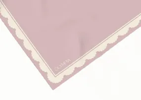 Florence Lavender Lace Silk Cotton Scarf - 54x54cm