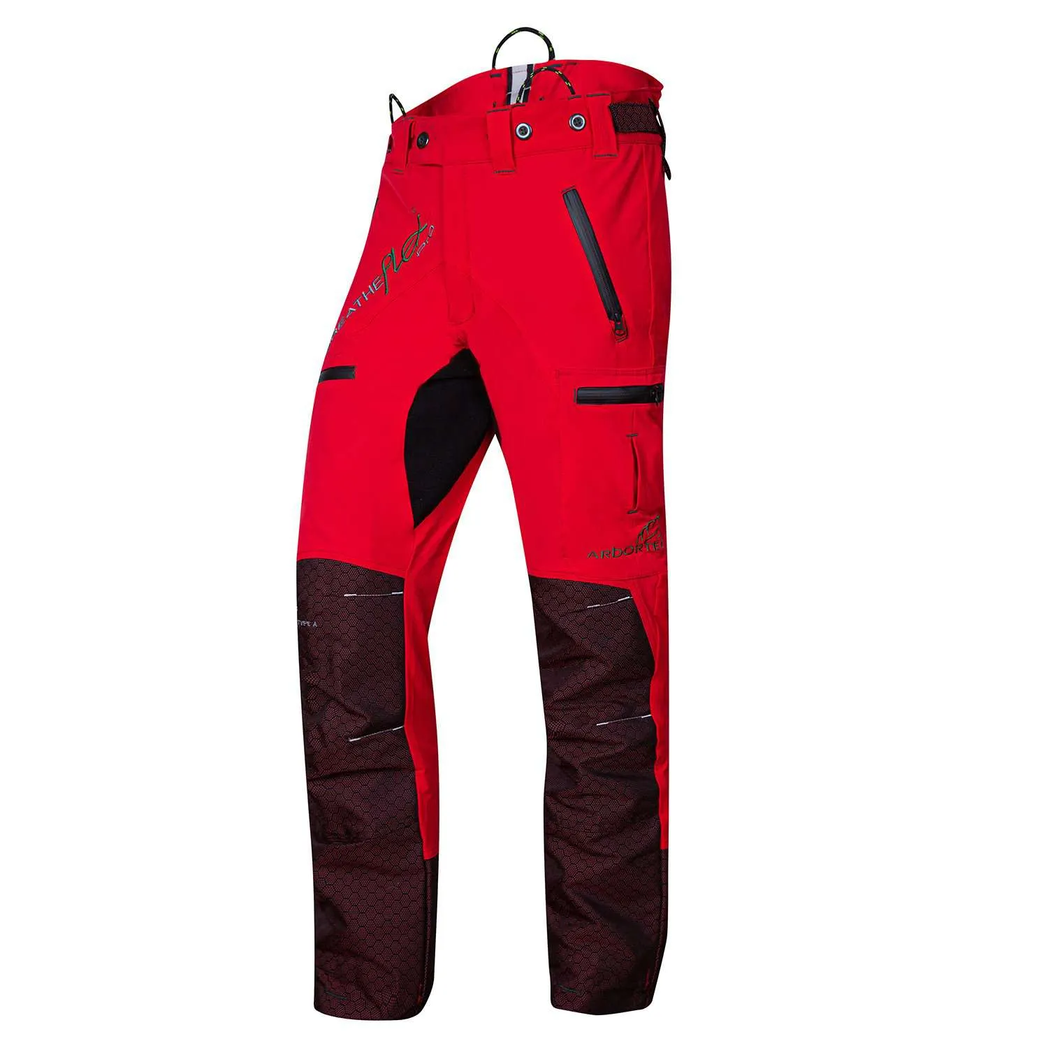 Freestyle Chainsaw Trousers Design C Class 1 - Red - AT4071