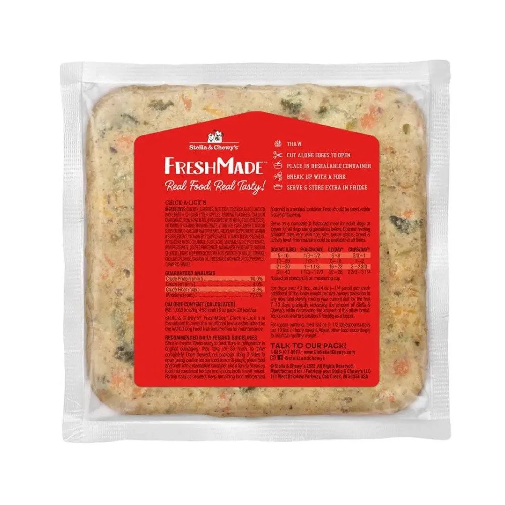 Frozen FreshMade Chick-a-Lickn Dog Food