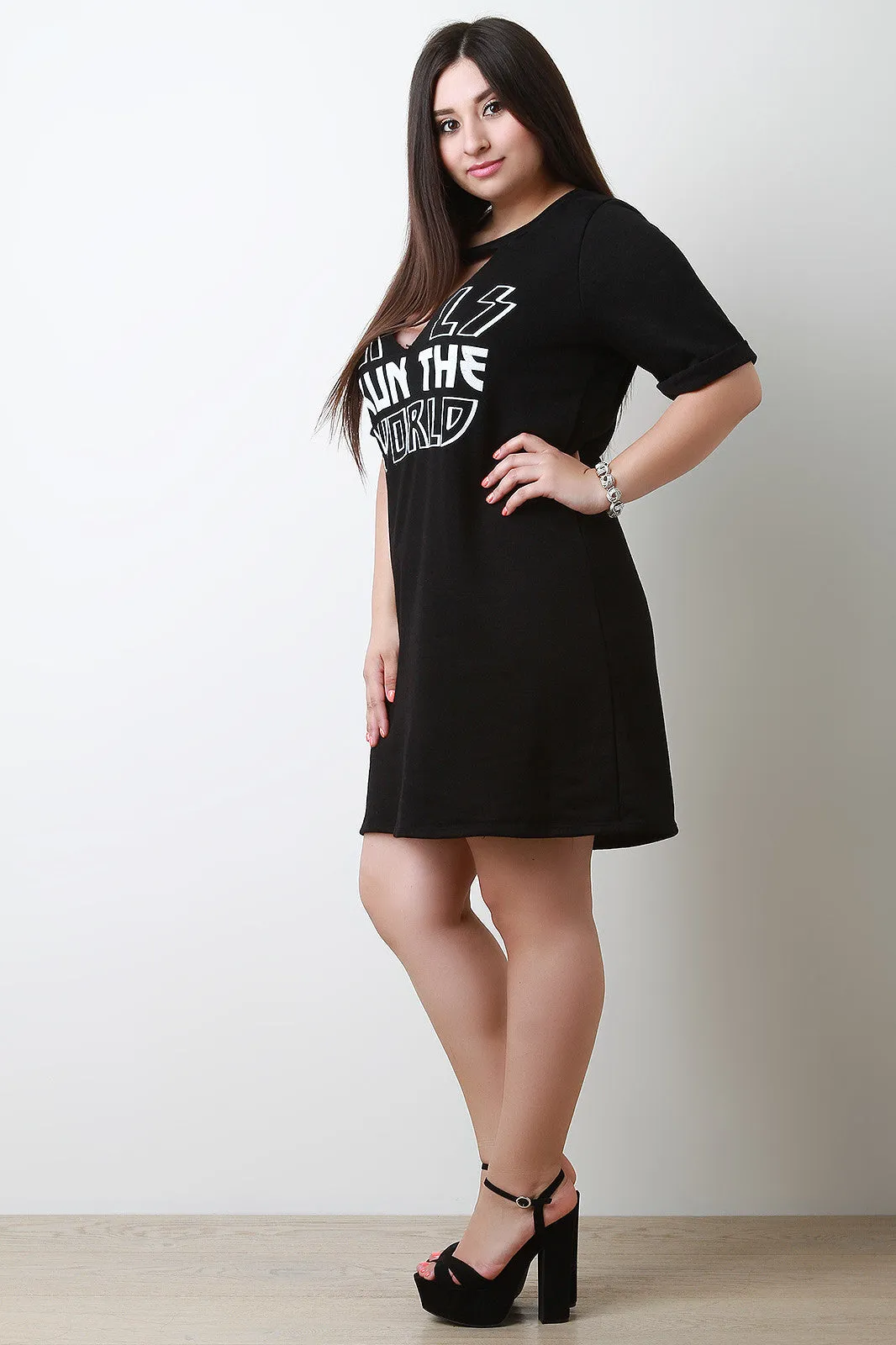 Girls Run The World Mini Dress