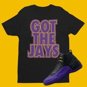 Got The Jays Shirt Matching Air Jordan 12 Field Purple