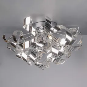 Granada 5 Light Flush 60cm Polished Chrome Ceiling Light