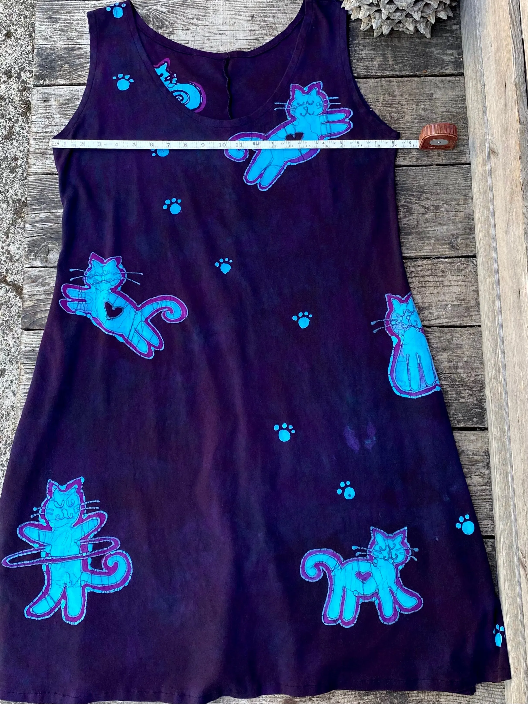 Happy Cat Handmade Batik Dress