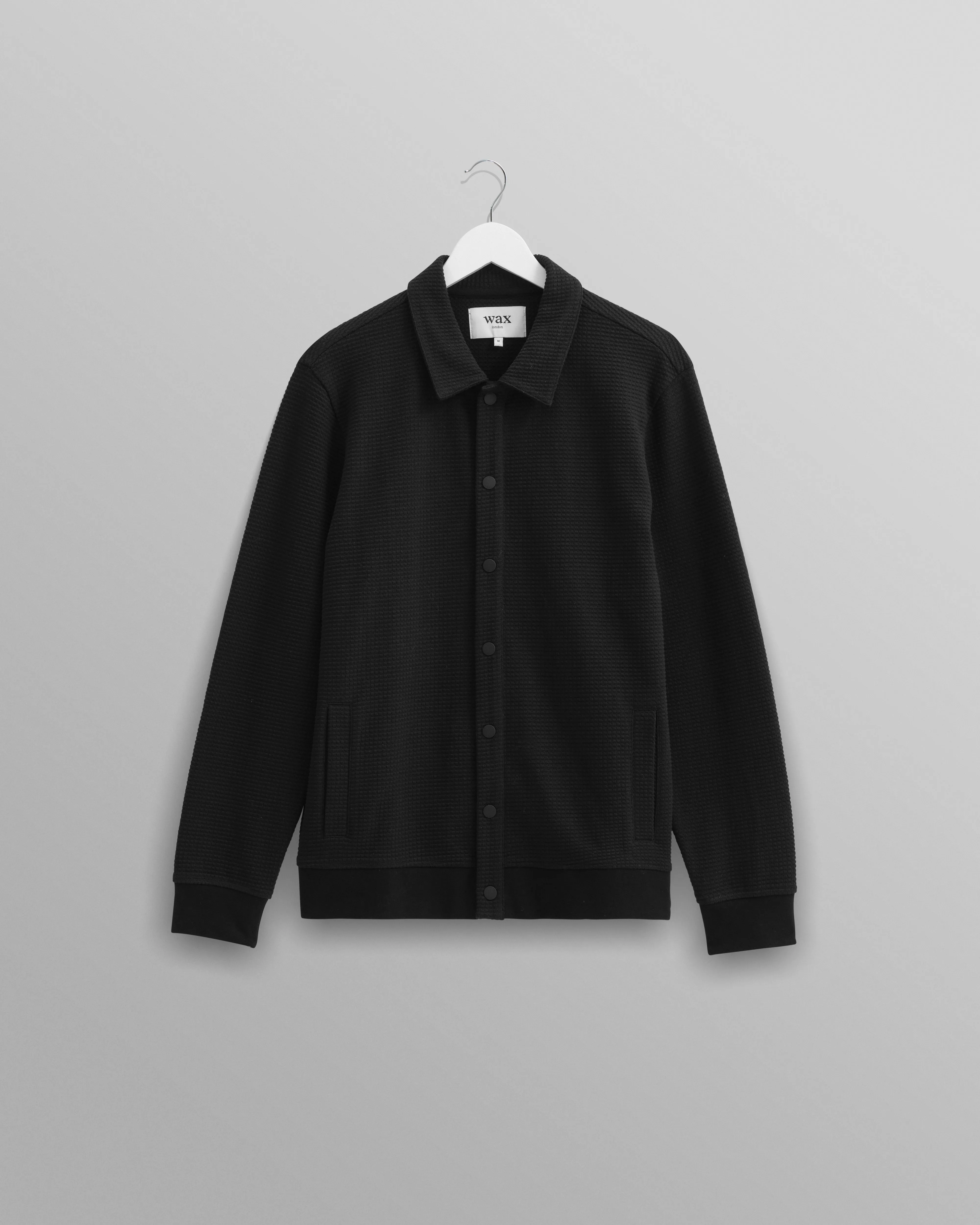 Hays - Black Waffle Overshirt