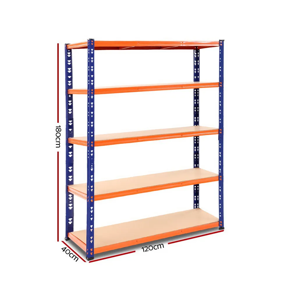 Heavy-Duty 4-Tier Garage Shelving Rack 200kg Capacity Giantz