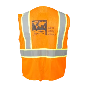 High Visibility Safety Orange Vest