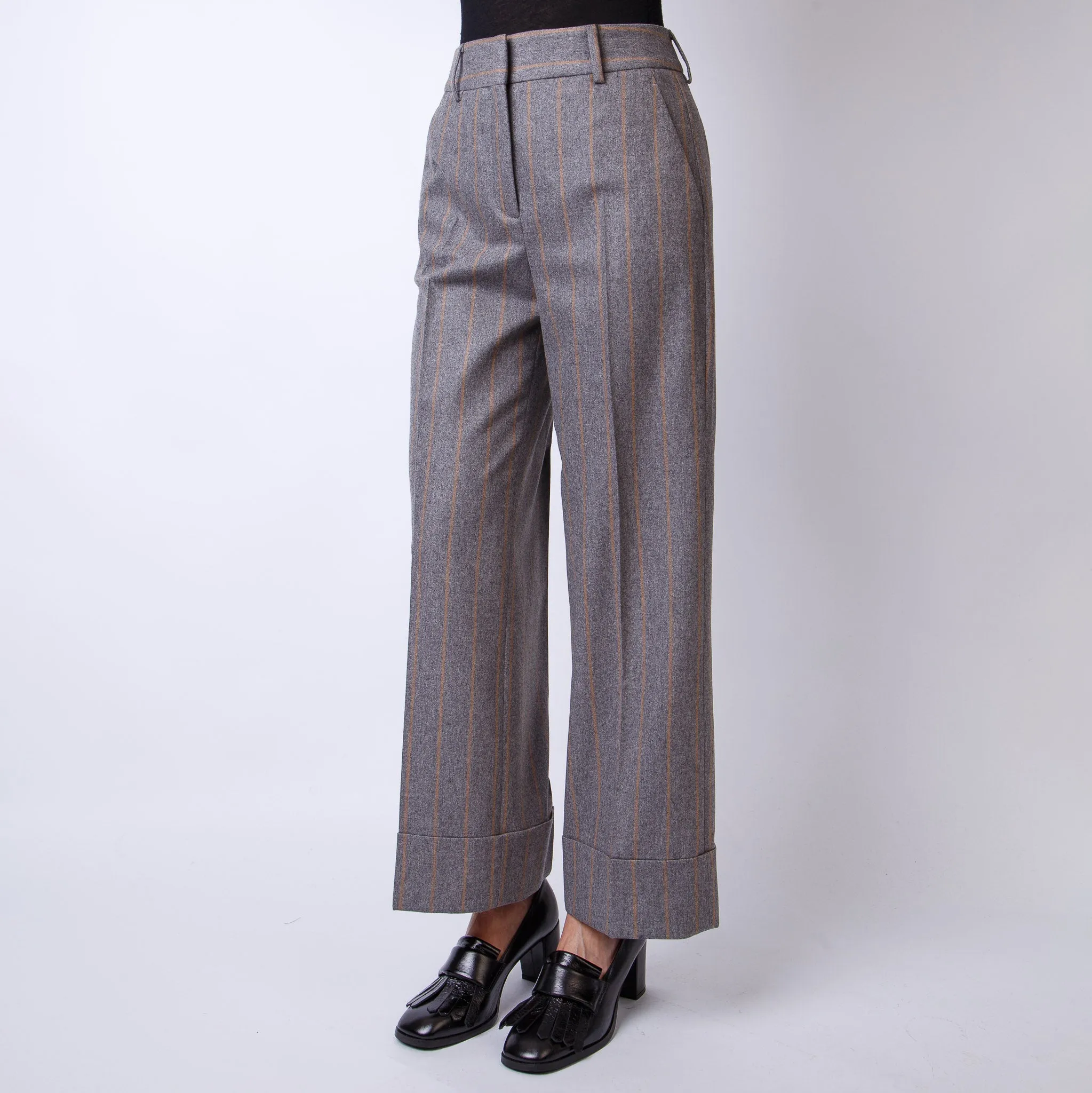 INCOTEX TROUSERS 172846-D1252 905 GREY