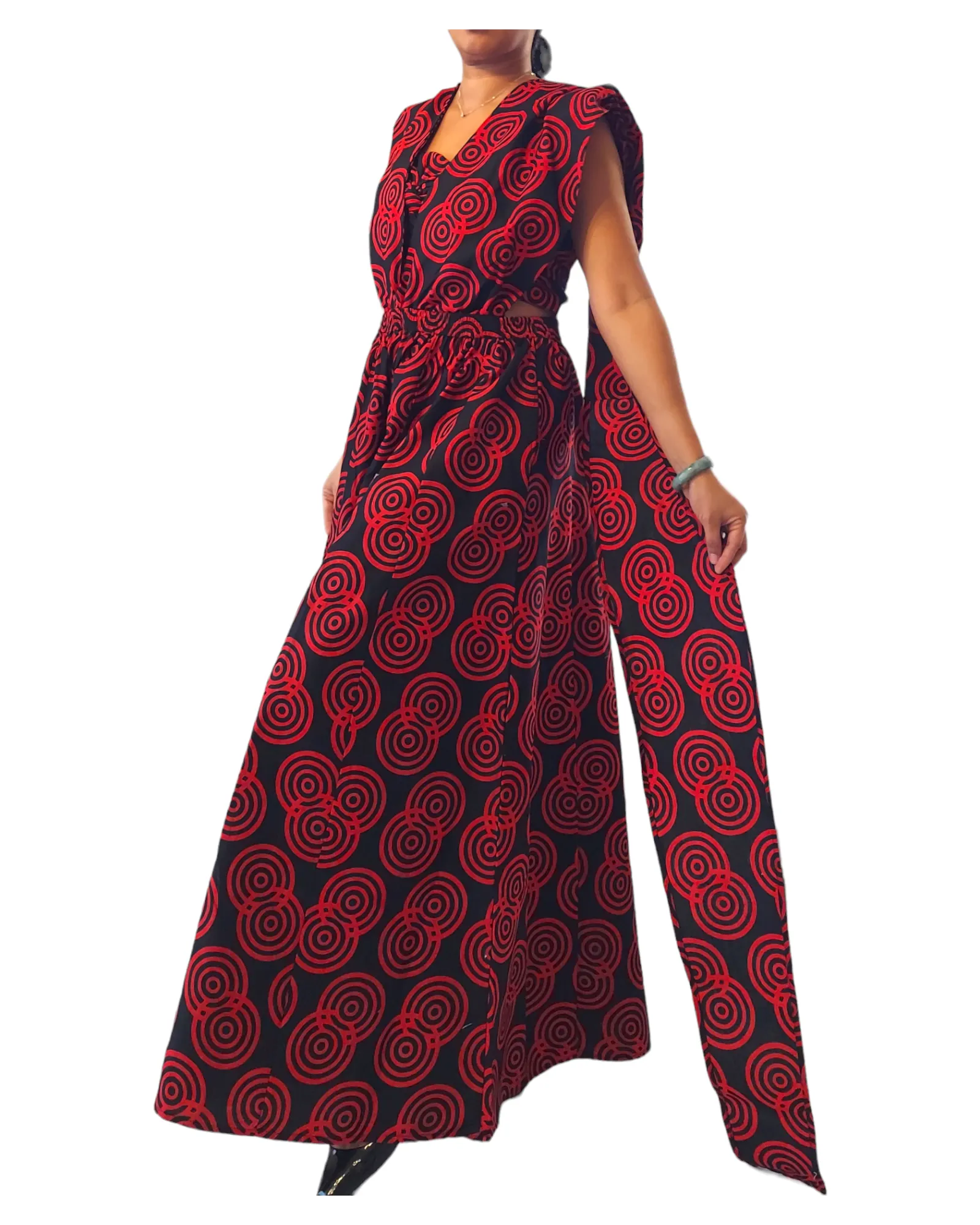 Infinity Palazzo / Romper / Jumpsuit - 901 Red