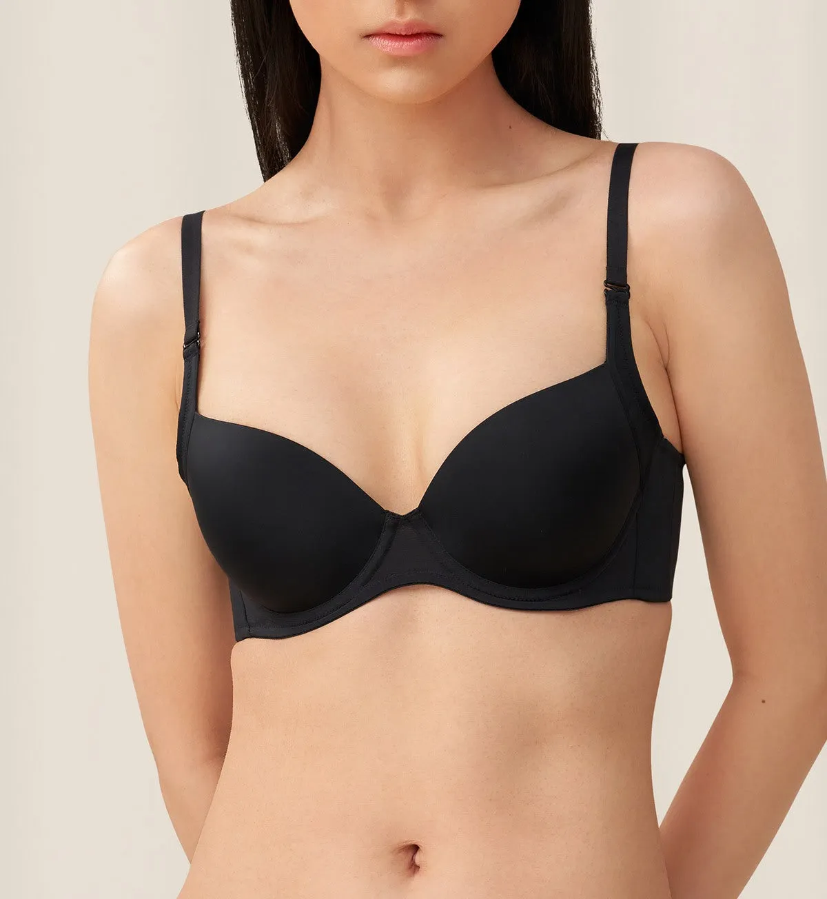 INVISIBLE INSIDE-OUT WIRED PADDED BRA