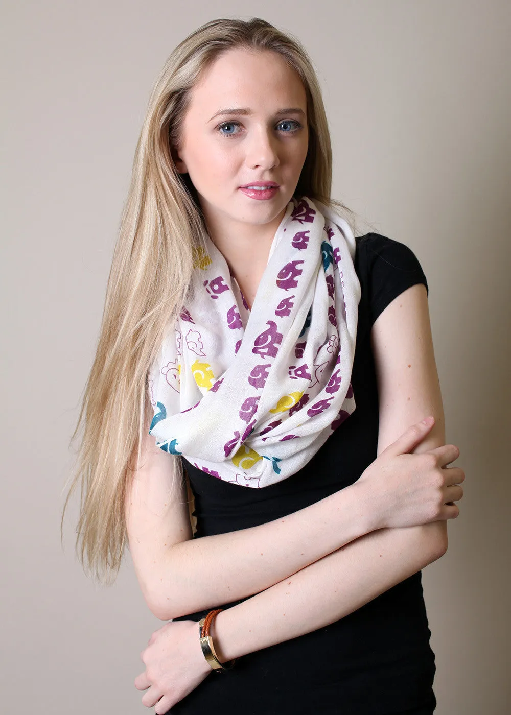 Jolly Elephant Infinity Scarf