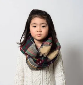 Kids - Classic Plaid Blanket Scarf