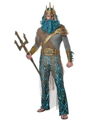 King Neptune Mens God of the Sea Costume