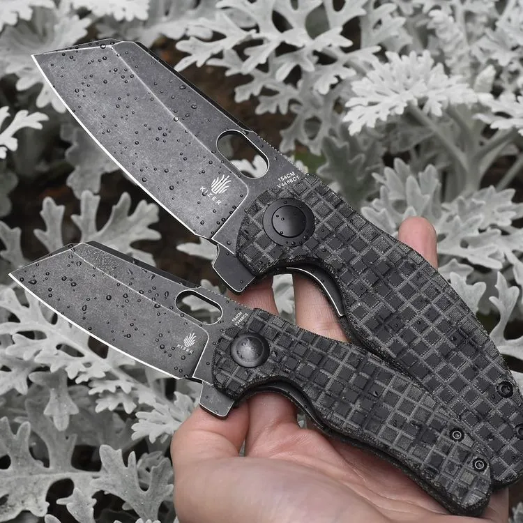 KizerXRey Exclusive Sheepdog C01c FRAG Micarta limited edition