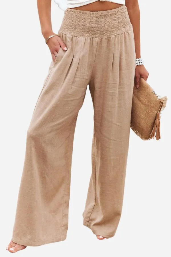 Luci - High-Waist Palazzo Trousers