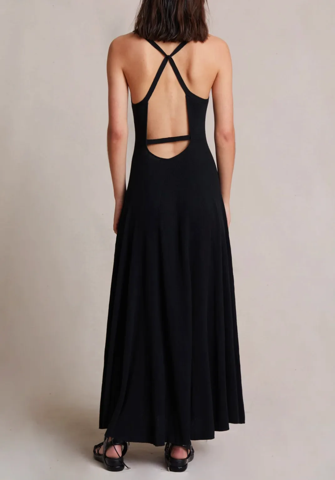 Luka Knit Maxi Dress - Black