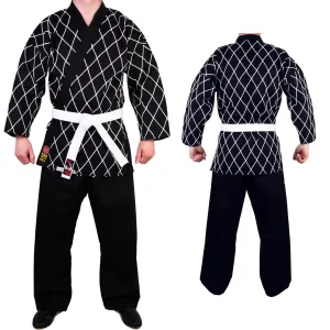 MAR-071 | Black Hapkido Uniform w/ Cross Design