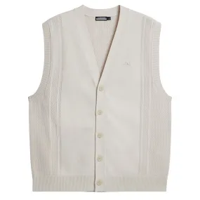 Markus Sleevless Knitted Vest Moonbeam - SU24