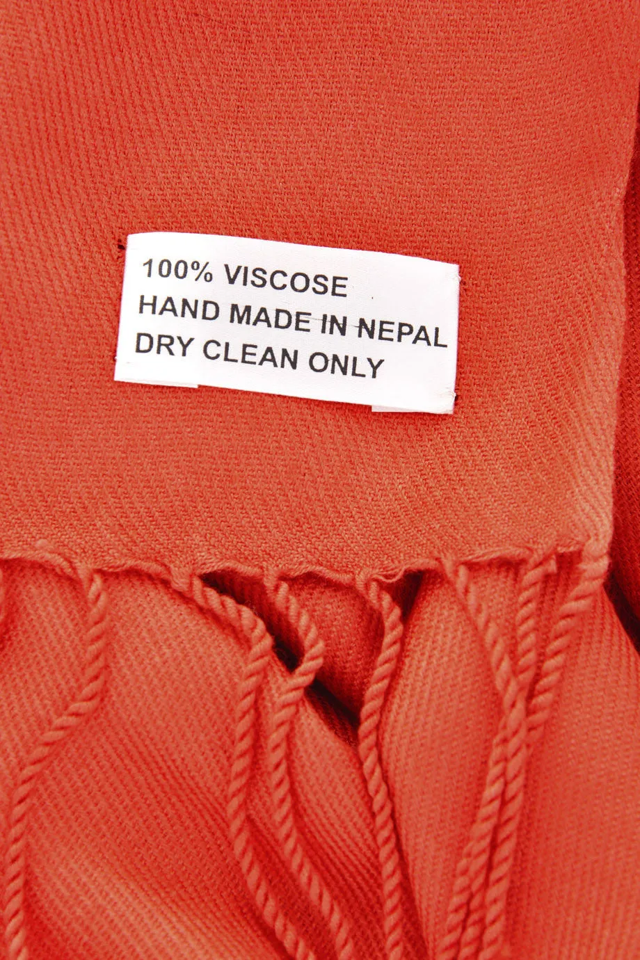 MAYA Viscose Dark Orange Woman Scarf