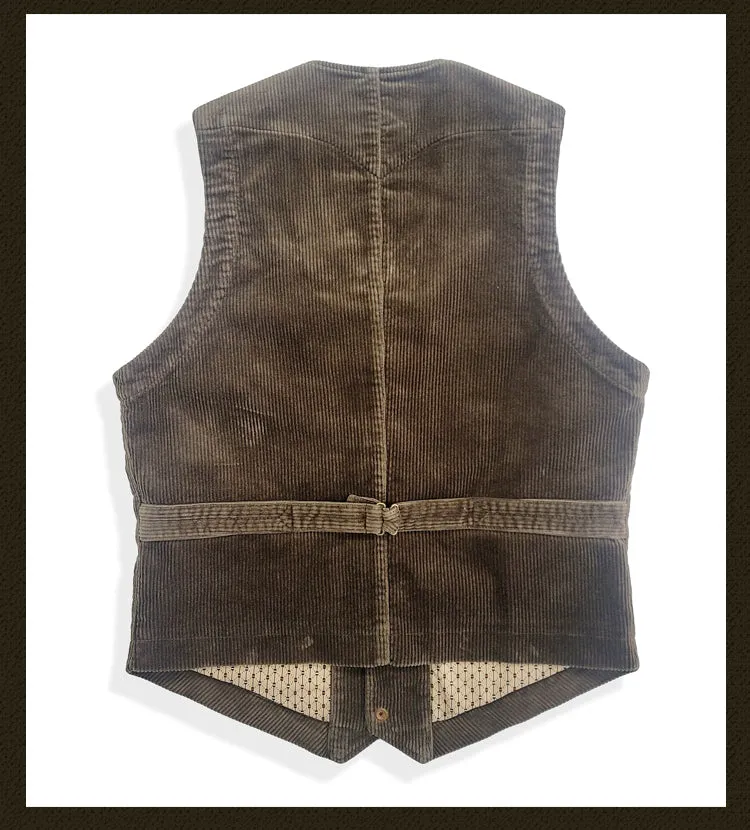 Men's Western Corduroy Vest