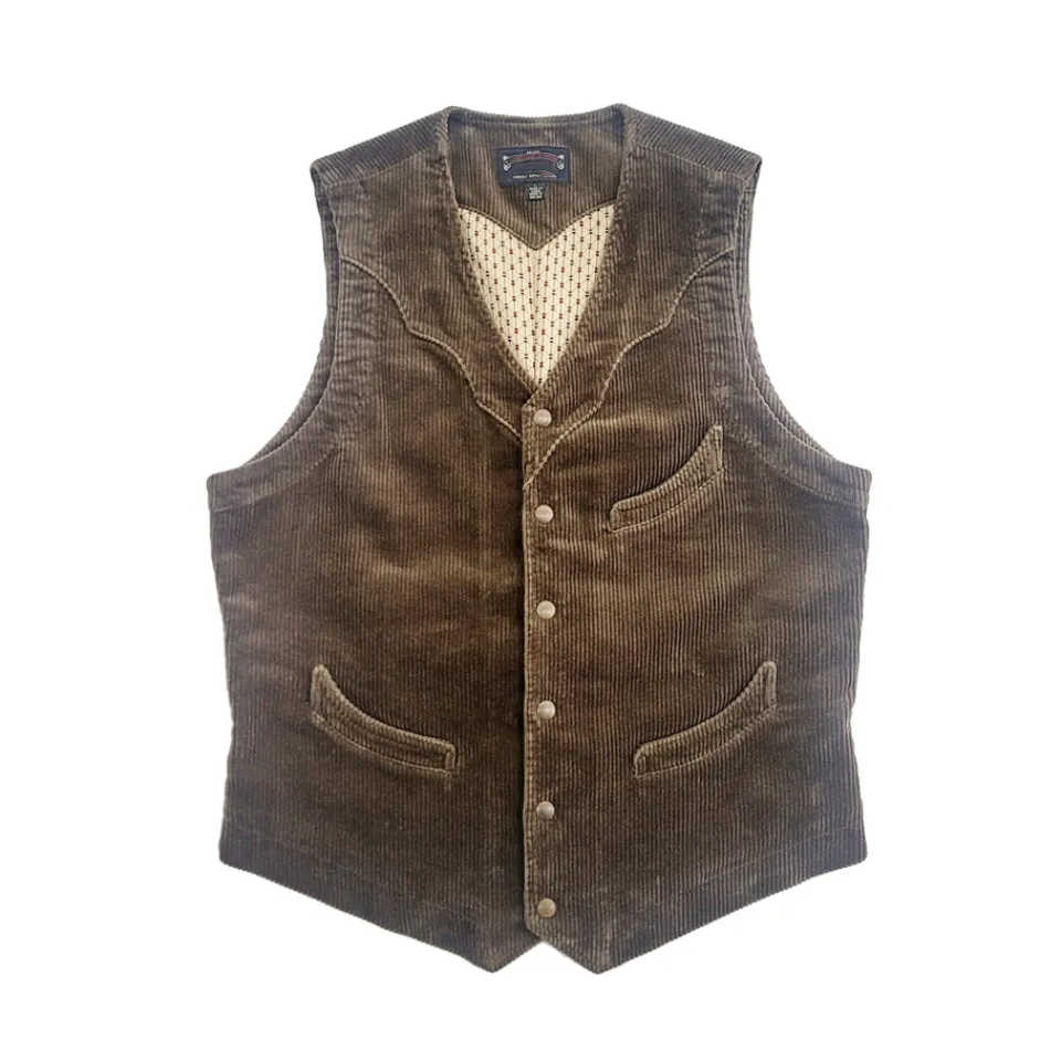 Men's Western Corduroy Vest