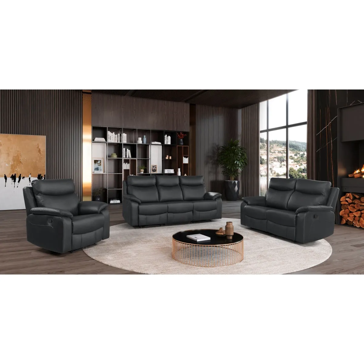 ModuRelax Reclining Sofa - Top Grain Leather