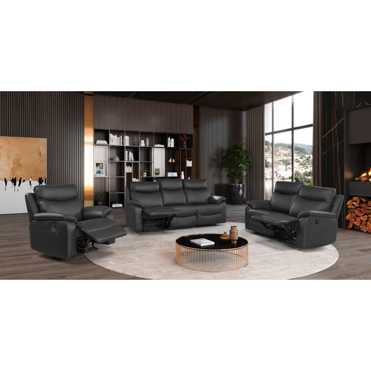 ModuRelax Reclining Sofa - Top Grain Leather