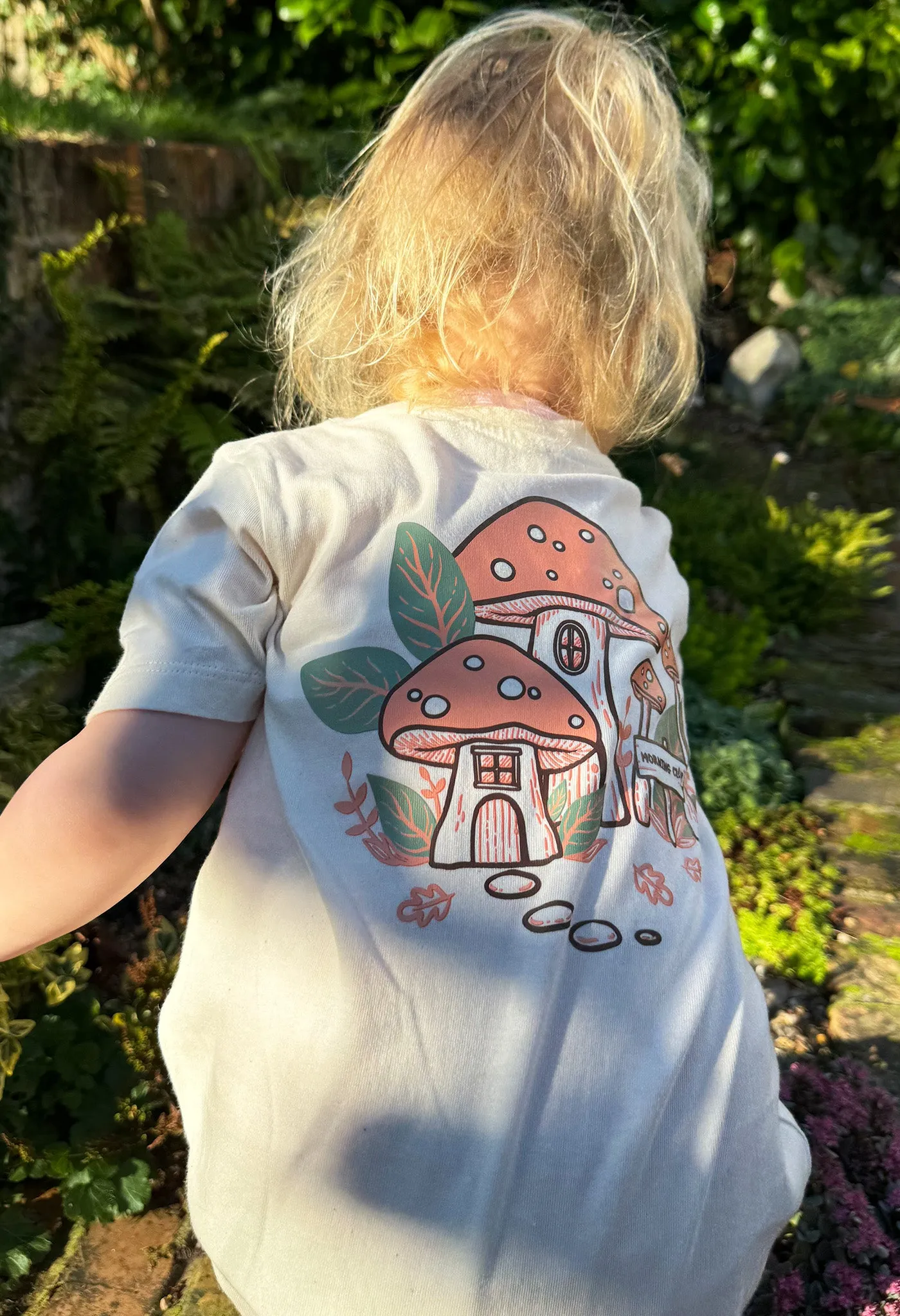 Mushroom House Organic Cotton Childrens T-Shirt