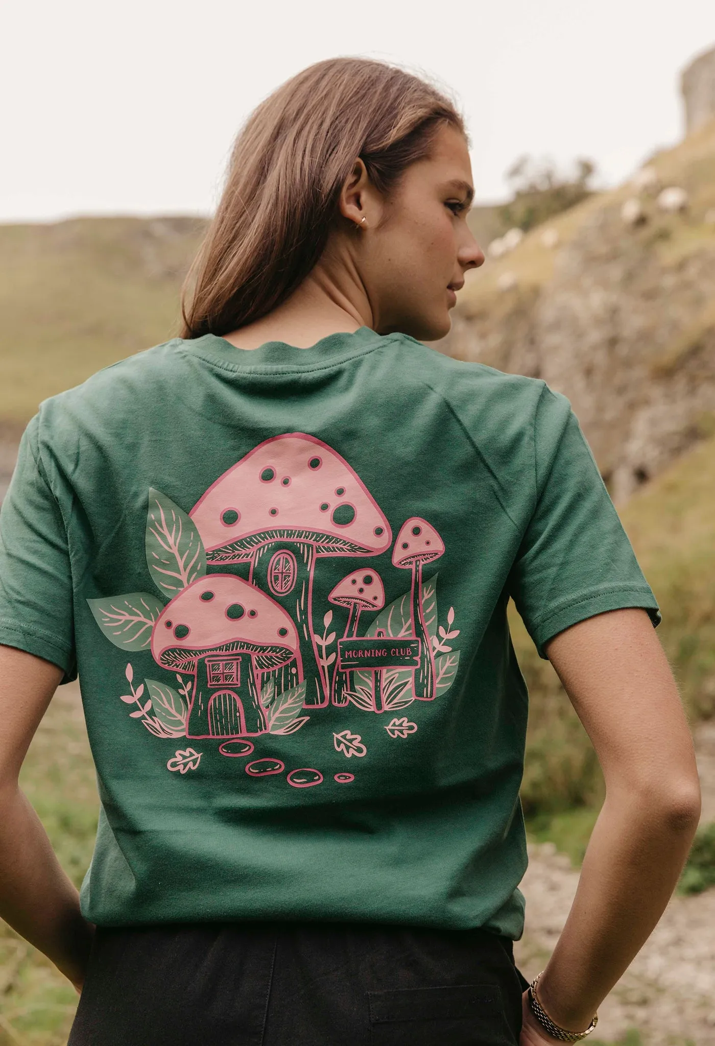 Mushroom House Organic Cotton T-Shirt