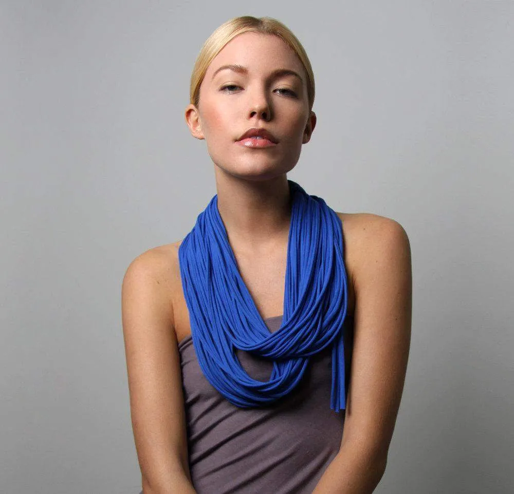 Necklush Infinity Scarf / Blue / Unisex