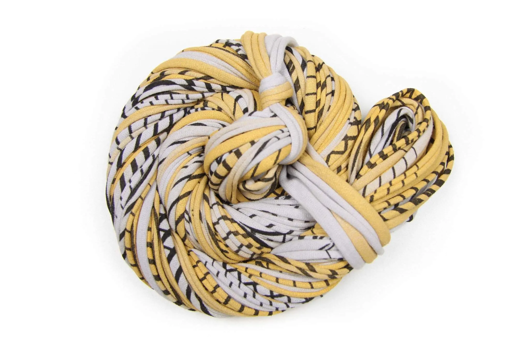 Necklush Infinity Scarf / Shimmery Yellow & Grey / Unisex