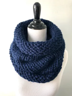 Neckwarmer in Midnight Blue