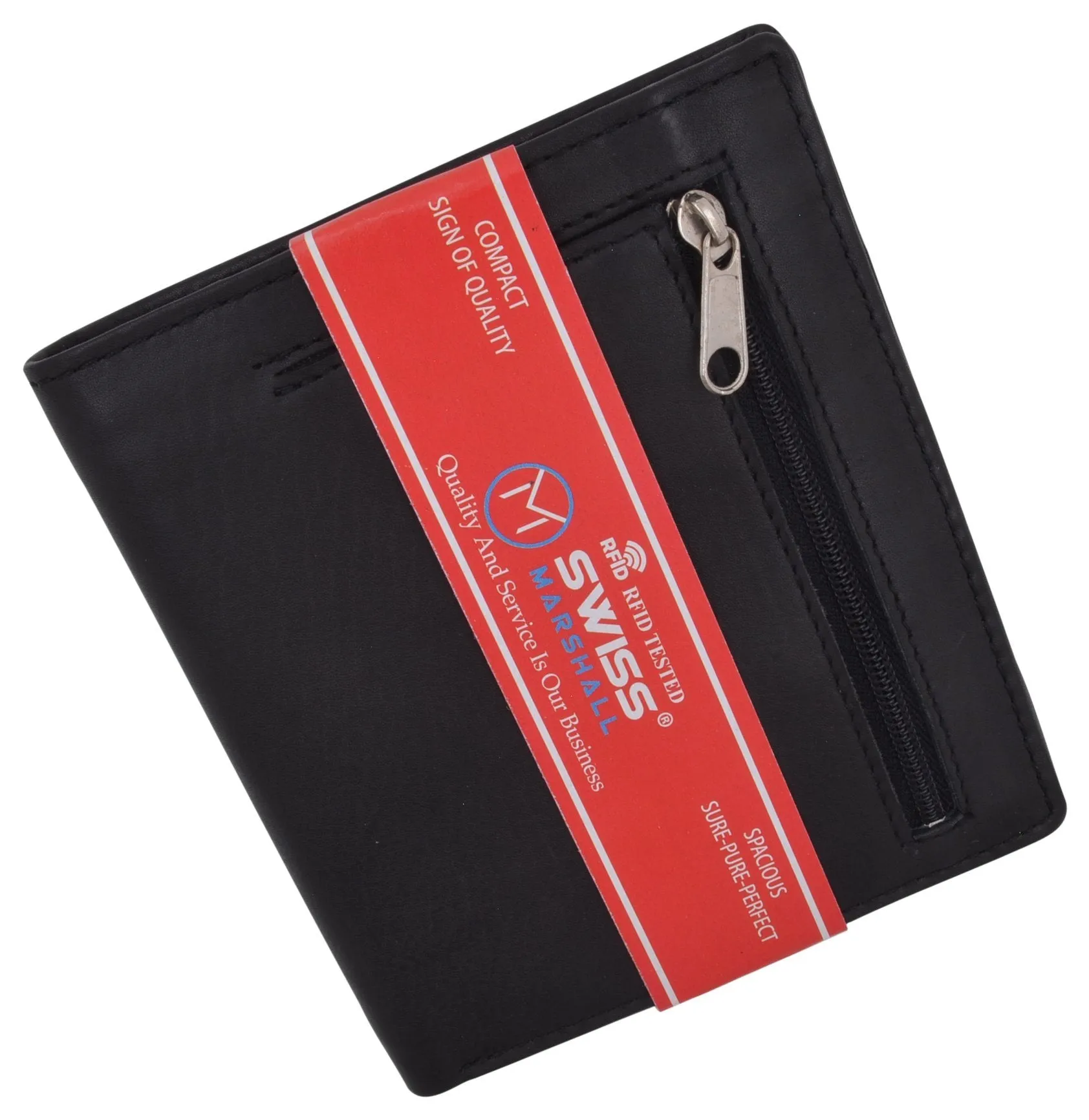 New RFID Blocking Genuine Leather Slim Hipster Bifold ID Credit Card Wallet RFIDCN2502