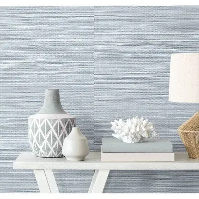 NextWall Lillian August Faux Luxe Sisal Peel and Stick Wallpaper