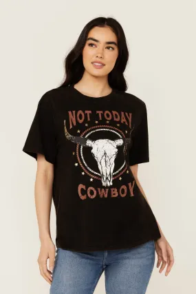 Not Today Cowboy Boyfriend Fit Short Sleeve Graphic Tee