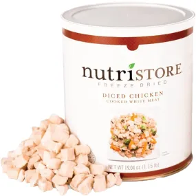 Nutristore Freeze-Dried Chicken #10 Can - 20 Servings