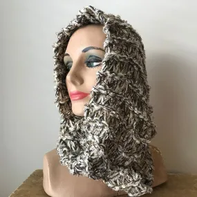 Oatmeal Tweed Infinity Scarf (IS02)