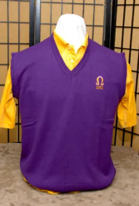 Omega Psi Phi-Purple Sweater Vest