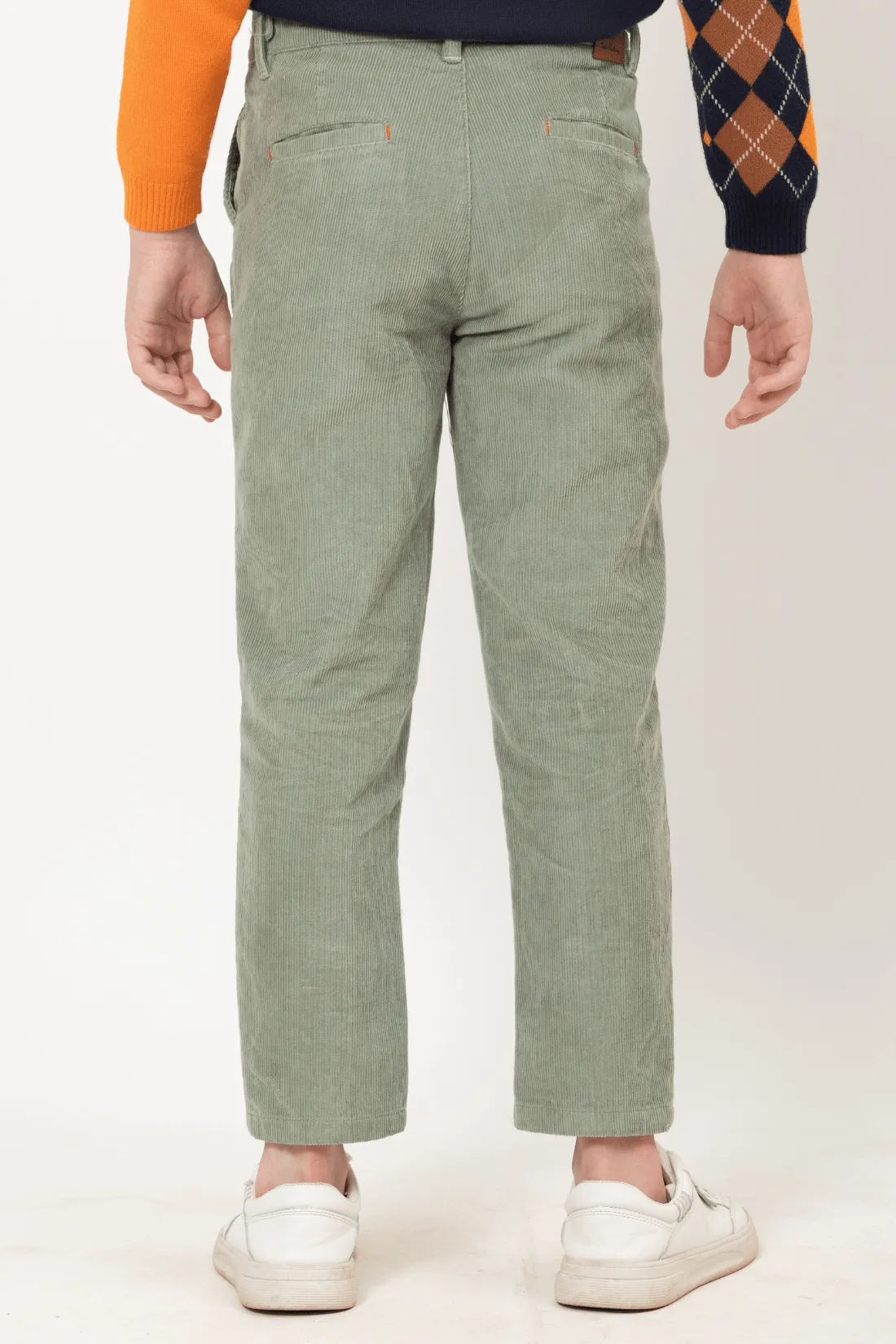 One Friday Varsity Chic Sage Green Adventure Trousers for Boys