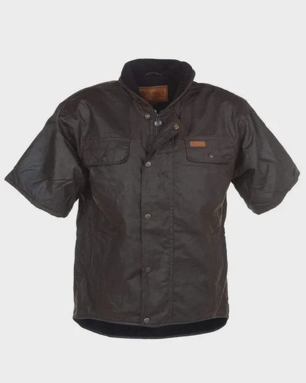 Outback Oilskin 1/2  Sleeve Brown  6037