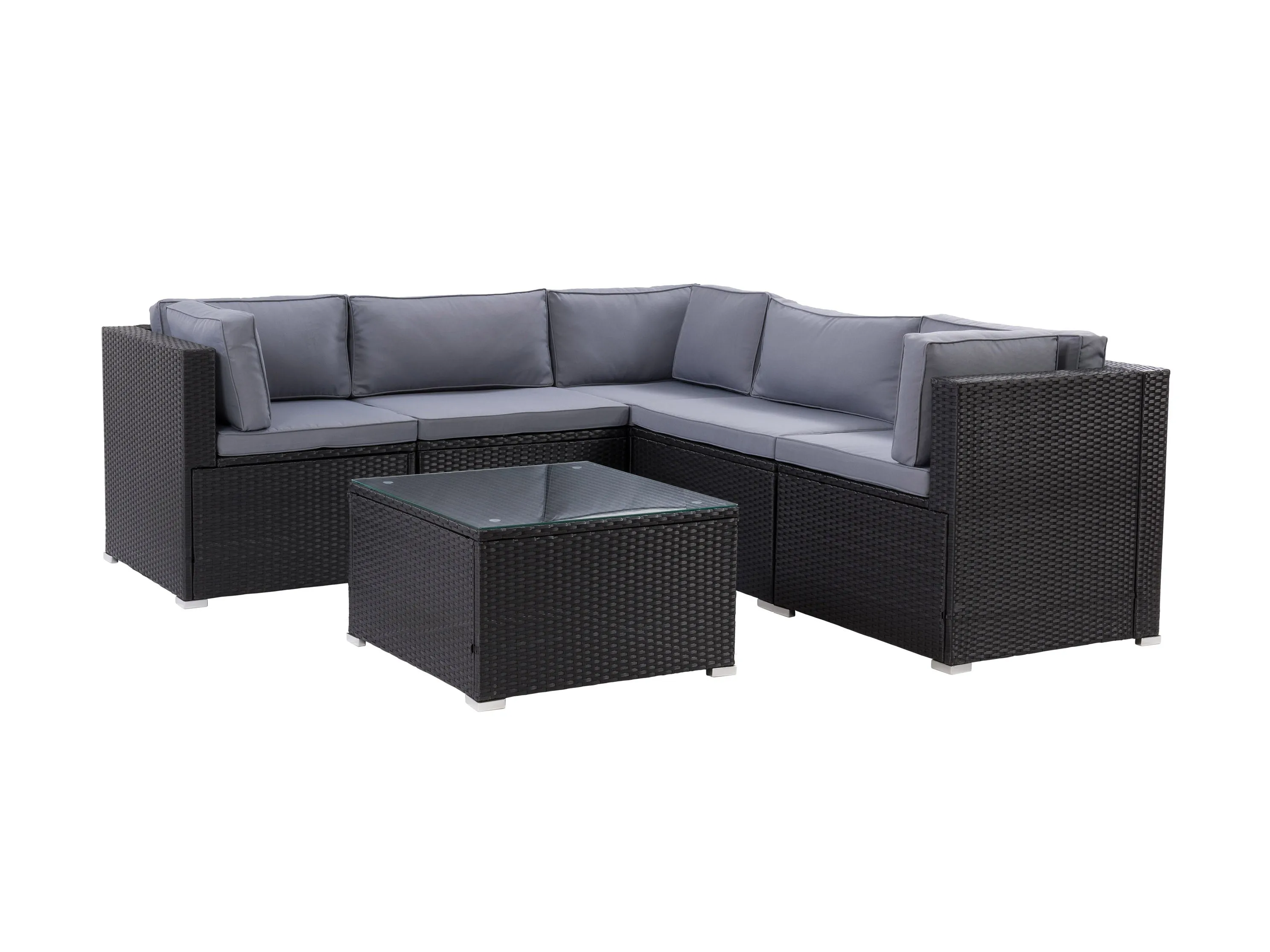 Patio Sectional Set, 6pc