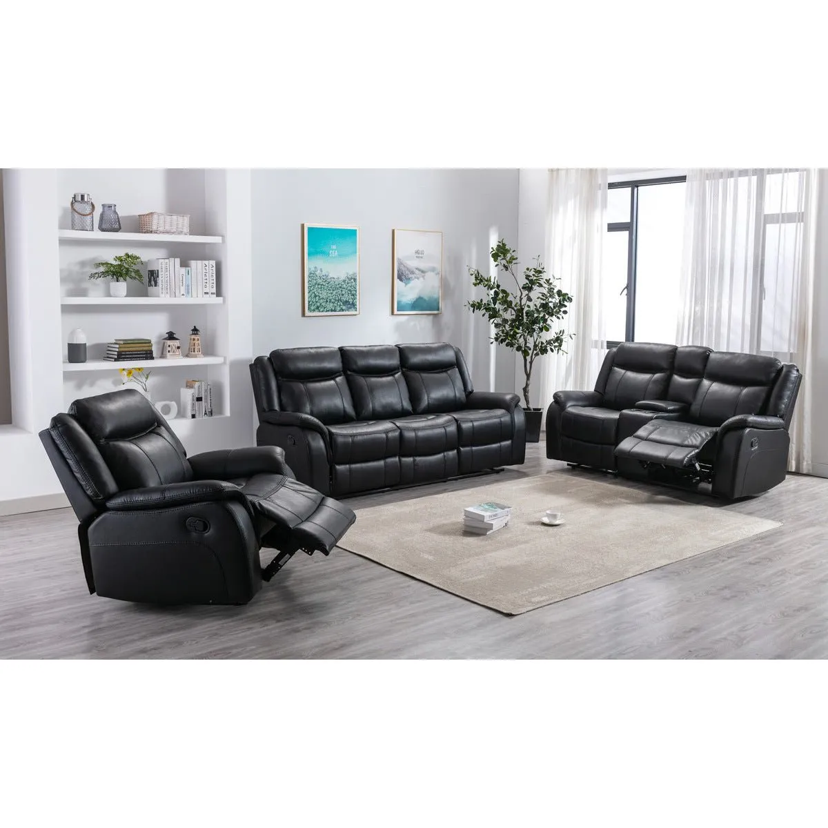 Paxton Reclining Loveseat with Center Console