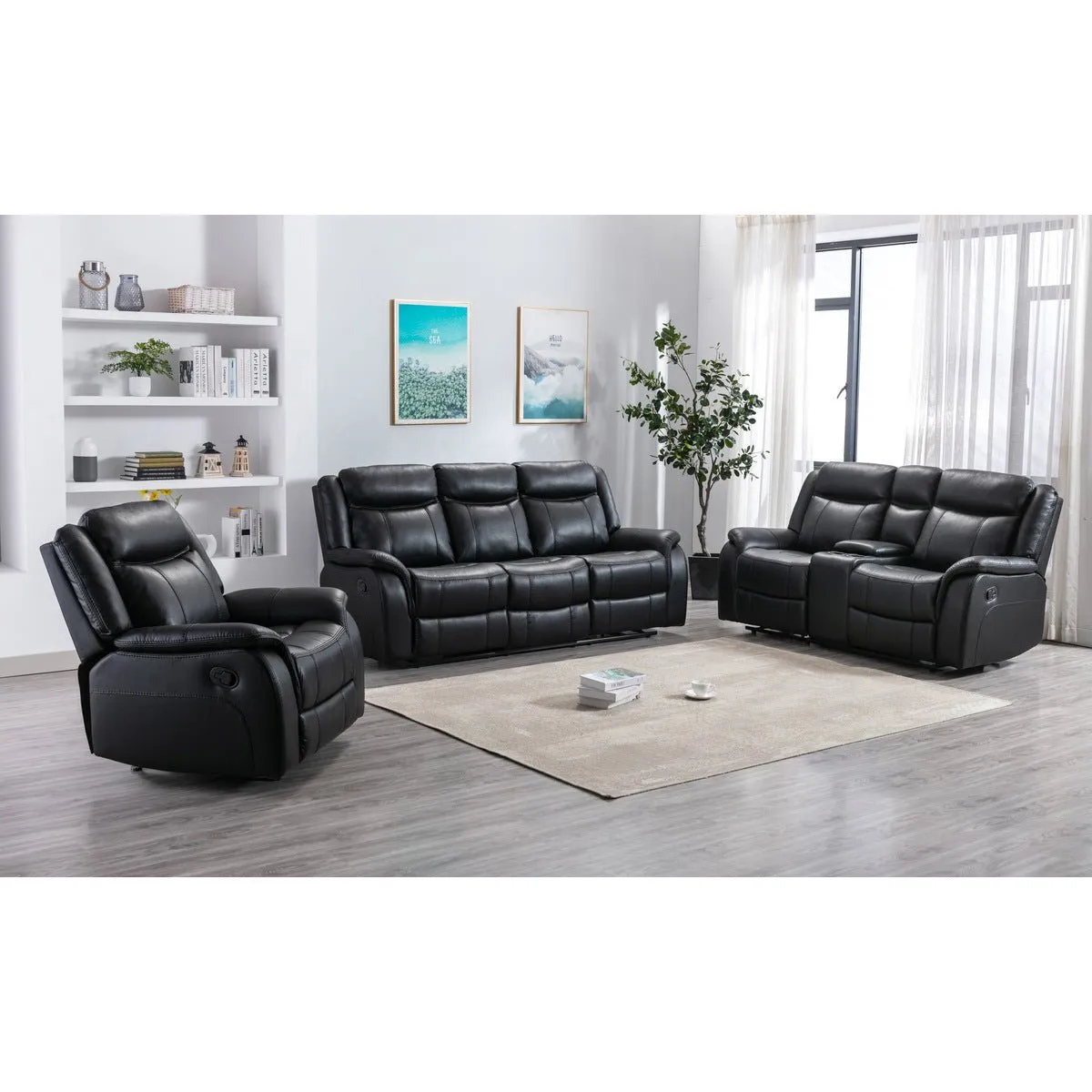 Paxton Reclining Loveseat with Center Console