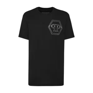 Philipp Plein Black SS Hexagon T-Shirt