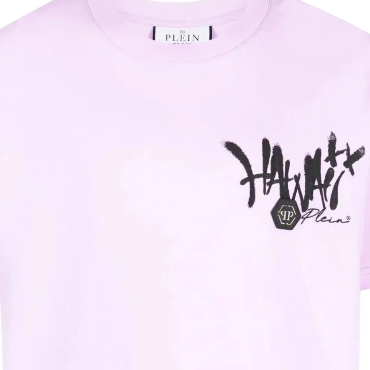 Philipp Plein Hawaii SS Lilac T-Shirt