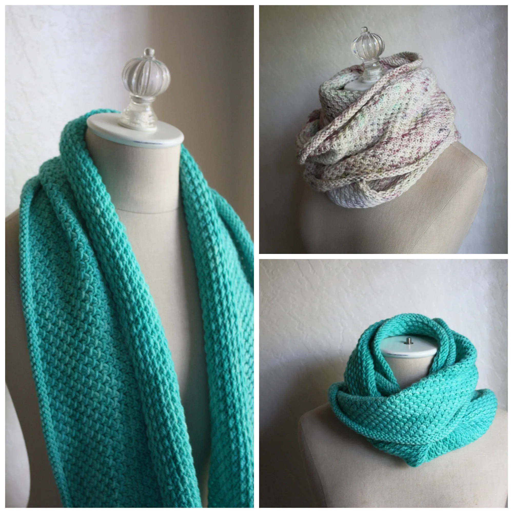 Phydelle Infinity Scarf / Cowl Knitting Pattern