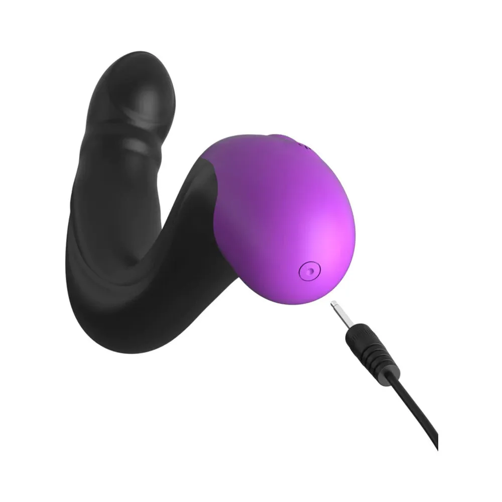 Pipedream Anal Fantasy Elite Collection Rechargeable Silicone Hyper-Pulse P-Spot Massager Black