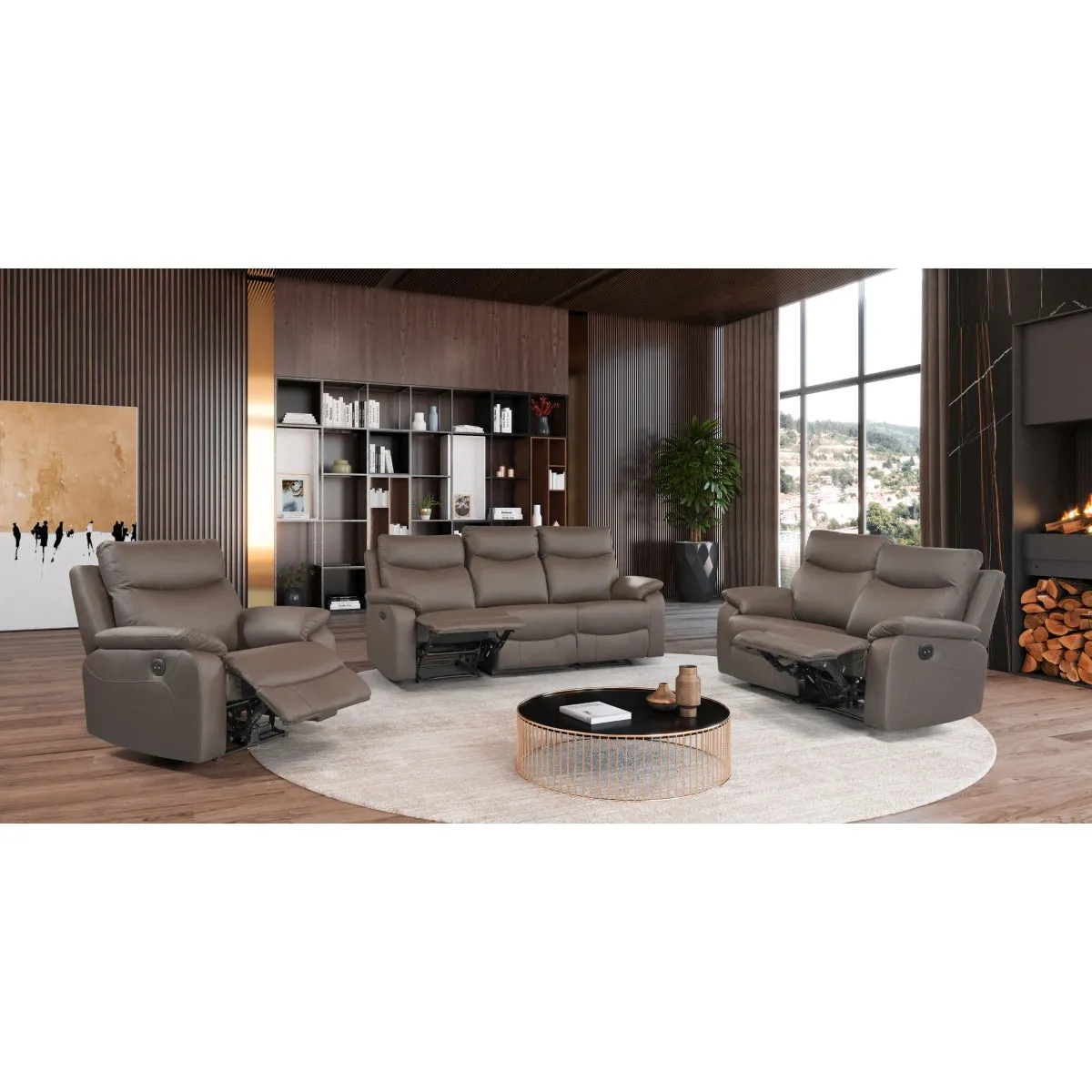 PowerLux Power Reclining Loveseat